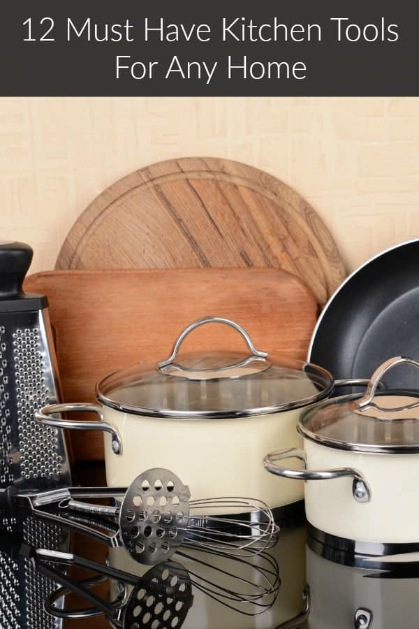 Kitchen tools on table in kitchen