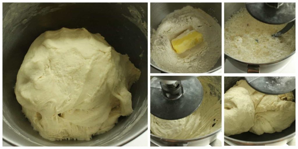 Mixing Bread Dough in an electric mixer